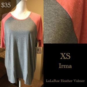NWT LuLaRoe Irma Shirt XS